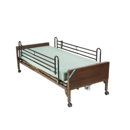 Electric Bed Delta® Ultra-Light 1000 Home Care 88 Inch Length Spring Deck 3 Functions 12-1/2 to 21-1/2 Inch Height Range