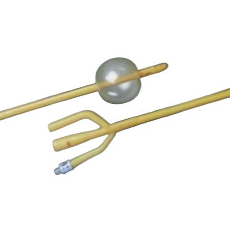 Foley Catheter Bardex® Lubricath® 3-Way Standard Tip 30 cc Balloon 24 Fr. Latex