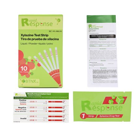 Drug Identification Test Kit Rapid Response™ Xylazine 10 Tests For Forensic Use Only