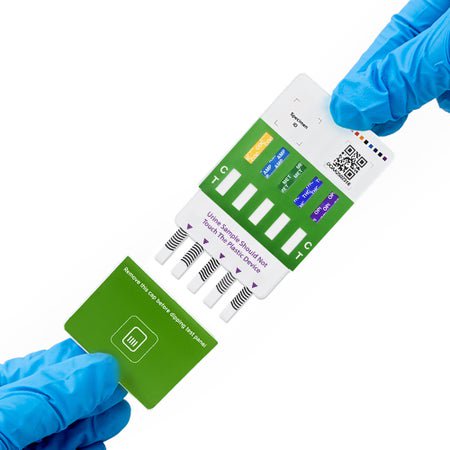 Drugs of Abuse Test Kit Rapid Response® AMP1000, COC300, mAMP/MET1000, OPI2000, THC50 25 Tests CLIA Waived