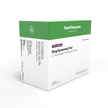Drugs of Abuse Test Kit Rapid Response® AMP1000, COC300, mAMP/MET1000, OPI2000, THC50 25 Tests CLIA Waived