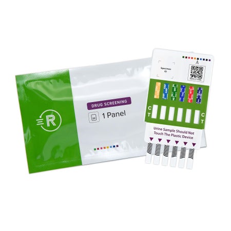 Drugs of Abuse Test Kit Rapid Response® AMP1000, BAR300, BUP10, BZO300, COC300, mAMP/MET1000, MDMA500, MOP300, MTD300, OXY100, PPX300, THC50 25 Tests CLIA Waived