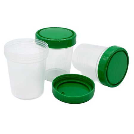 Urine Specimen Container Rapid Response® 120 mL (4 oz.) Screw Cap Unprinted NonSterile