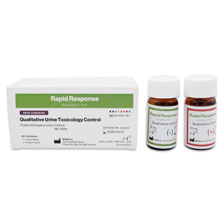 Control Set Rapid Response® Qualitative Urine Toxicology (12.1) Positive Level / Negative Level 2 X 10 mL