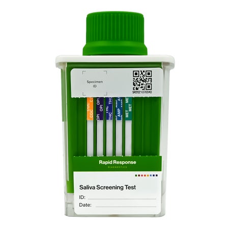 Drugs of Abuse Test Kit Rapid Response® AMP50, COC20, mAMP/MET50, OPI40, THC40 25 Tests For Forensic Use Only