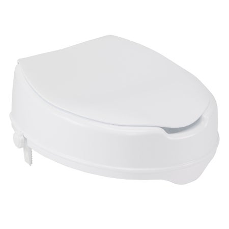 Raised Toilet Seat Drive™ 4 Inch Height Standard / Elongated 400 lbs. Weight Capacity