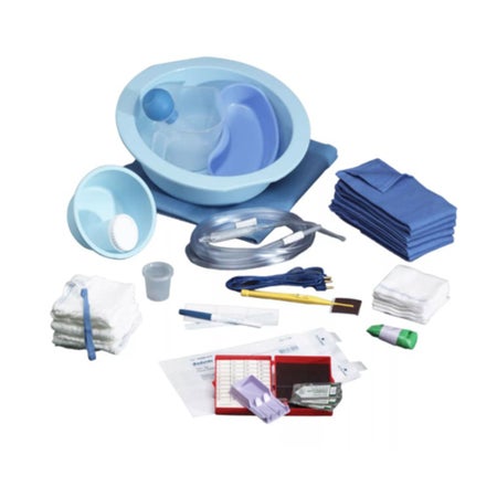 Surgical Single Basin Set-Up Kit Presource® Plastic 224 oz. Round