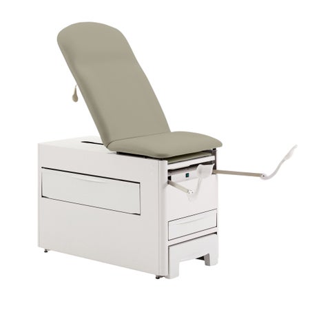 Exam Table with Storage Versa Fixed Height 26 W X 72 L Inch Pneumatic Adjustable Backrest 500 lbs. Weight Capacity