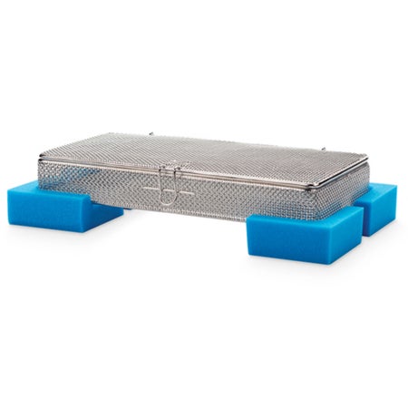 Tray Corner Protector Key Surgical® 1-1/4 X 6 X 6 Inch, Blue, Foam For Surgical Instrument Tray