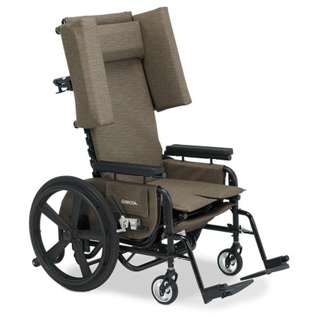 Tilt-In-Space Wheelchair Latitude Pedal Desk Length Arm Black Upholstery 20 Inch Seat Width Adult 250 lbs. Weight Capacity