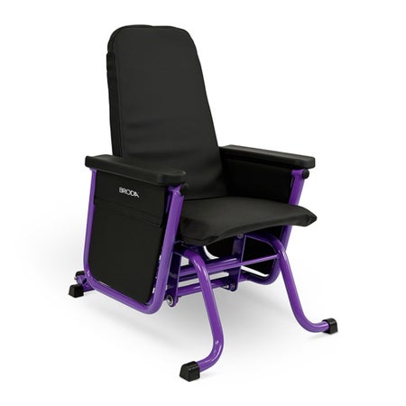 Pediatric Glider Chair Broda 12 Inch Height Powder Coated Steel Frame