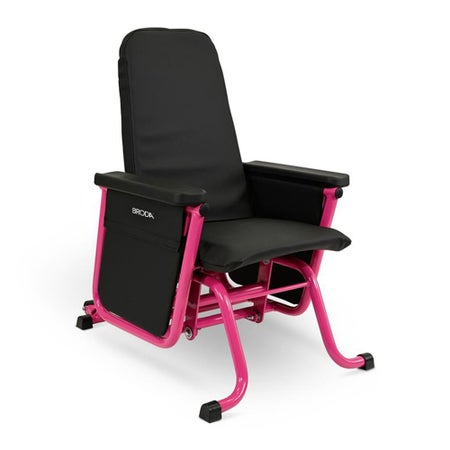 Pediatric Glider Chair Broda 12 Inch Height Powder Coated Steel Frame