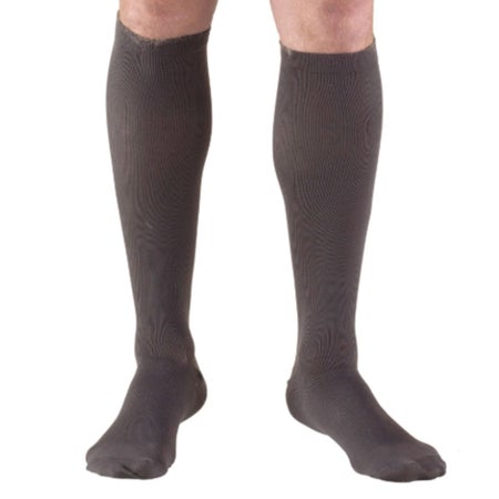 Compression Sock Truform® Knee High Small Charcoal Closed Toe