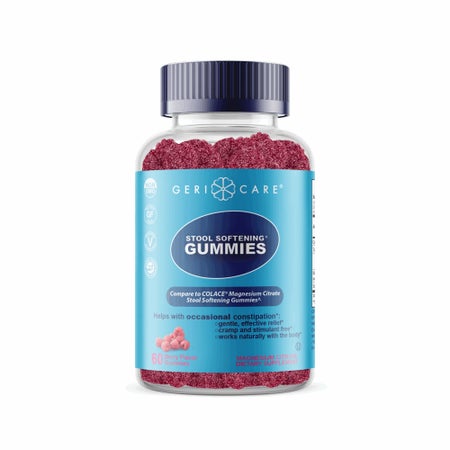 Stool Softener Geri-Care® Berry Flavor Gummy 60 per Bottle 85 mg Strength Magnesium