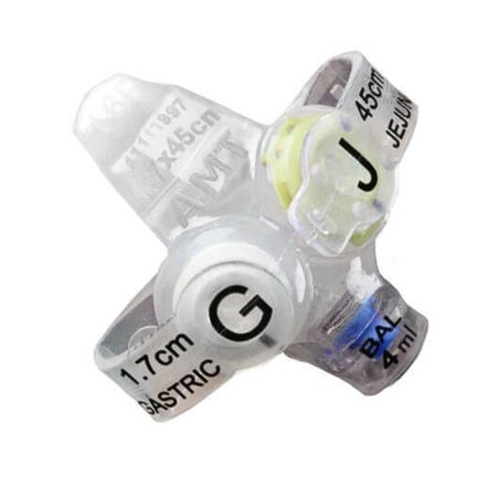 Low Profile Gastric and Jejunal Balloon Feeding Tube G-JET® Button 18 Fr. 3.5 cm Tube Silicone Sterile