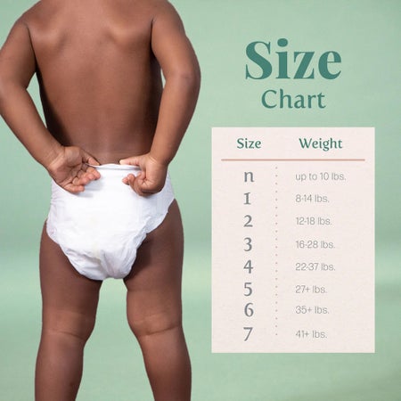 Unisex Baby Diaper Earth & Eden Newborn Disposable Heavy Absorbency