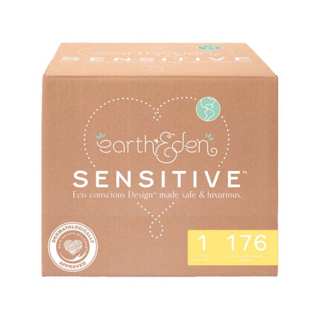 Unisex Baby Diaper Earth & Eden Size 1 Disposable Heavy Absorbency