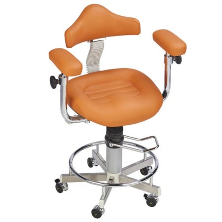 Surgical Stool With Backrest Foot Ring