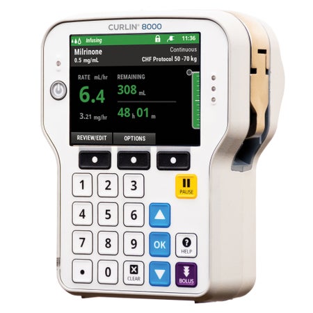 Ambulatory Infusion Pump Curlin 8000™ Rechargeable Battery LCD