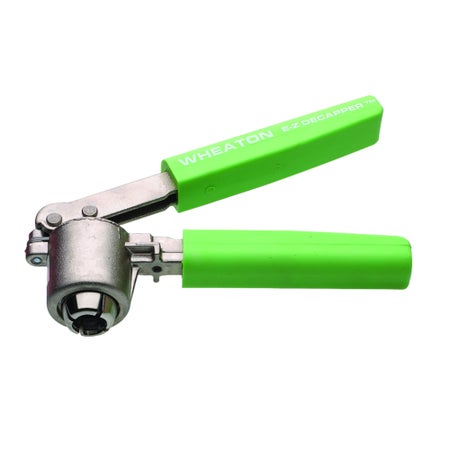 Wheaton® E-Z Decapper™ Decapper Green, Ergonomic Handle, Autoclavable For 13 mm Standard Aluminum Seals