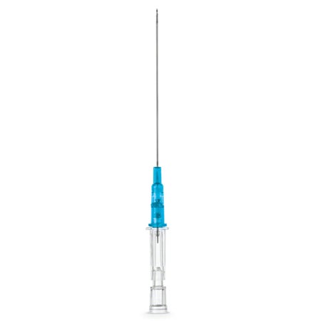 Peripheral IV Catheter Introcan Safety® 2 22 Gauge PUR Straight Hub Blood Control Passive Safety
