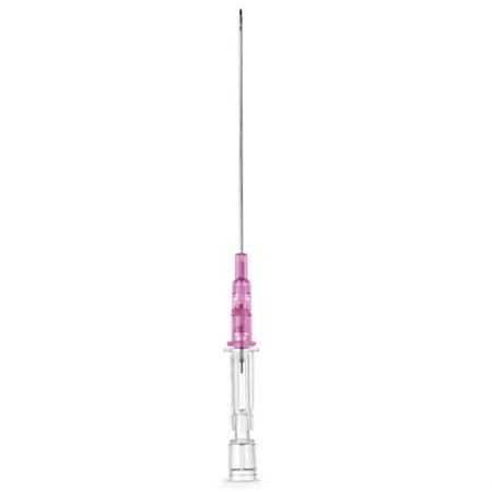 Peripheral IV Catheter Introcan Safety® 2 20 Gauge PUR Winged Hub Blood Control Passive Safety