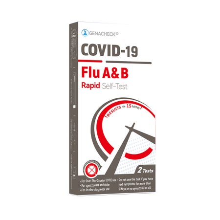 Respiratory Test Kit GenaCheck® COVID-19 / Flu A+B 2 Tests