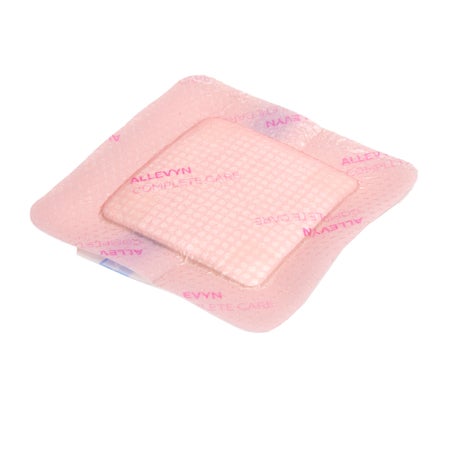 Foam Dressing Allevyn Complete Care 4 X 4 Inch With Border Film Backing Silicone Adhesive Square Sterile