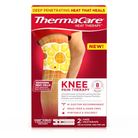 Instant Hot Patch ThermaCare® Knee One Size Fits Most Disposable