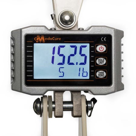 Atachable Scale MedaCure® Digital Display 1000 lbs. Capacity Gray Battery Operated