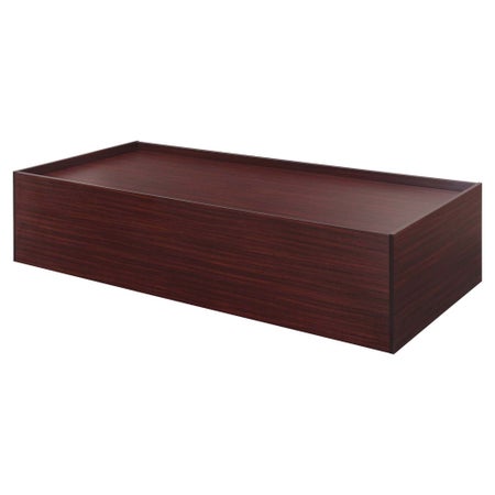 Recessed Platform Bed 82 Inch Length Non-adjustable Platform Deck 19 Inch Height