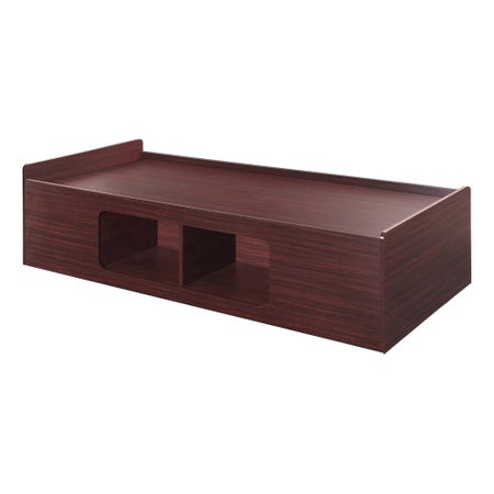 Recessed Platform Bed 82 Inch Length Non-adjustable Platform Deck 22 Inch Height