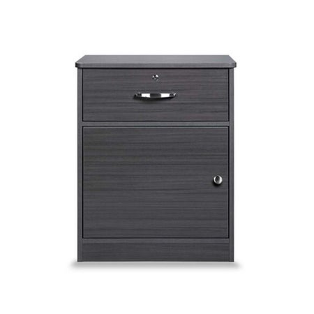 Nightstand Medacure Inc Coastal Gray 24 W X 16 D X 30 H Inch 1 Drawer 1 Shelf Single Door