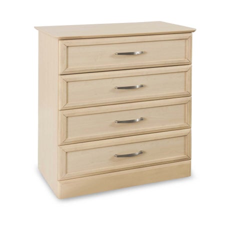 Resident Room Dresser Medacure Inc Maple 30 W X 16 D X 34 H Inch 4 Drawers Without Shelves Without Doors