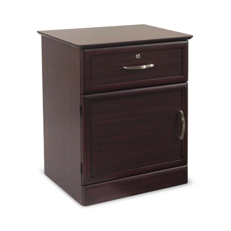 Nightstand Medacure Inc Mahogany 21 W X 18 D X 26-1/2 H Inch 1 Drawer 1 Shelf Single Door