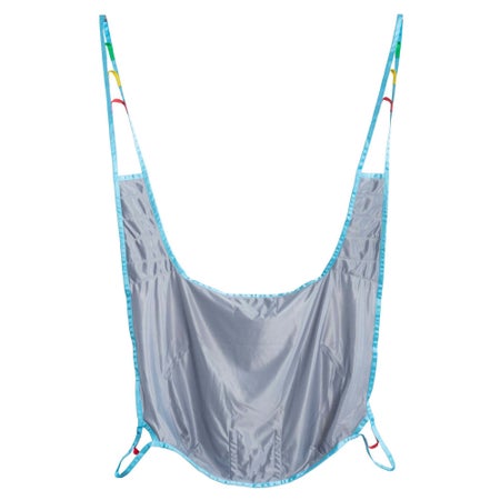 Patient Sling - Divided Leg MedaCure® 4 Point Cradle Without Head Support Loop Attachment 3X-Large 850 lbs. Weight Capacity