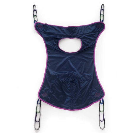 Full Body Commode Sling MedaCure® 4 Point Cradle Without Head Support Loop Attachment Small 660 lbs. Weight Capacity