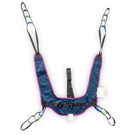 Toileting Sling MedaCure® 4 Point Cradle With Head Support Loop Attachment Small 660 lbs. Weight Capacity