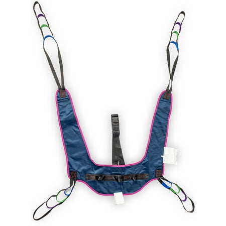 Toileting Sling MedaCure® 4 Point Cradle With Head Support Loop Attachment X-Large 660 lbs. Weight Capacity