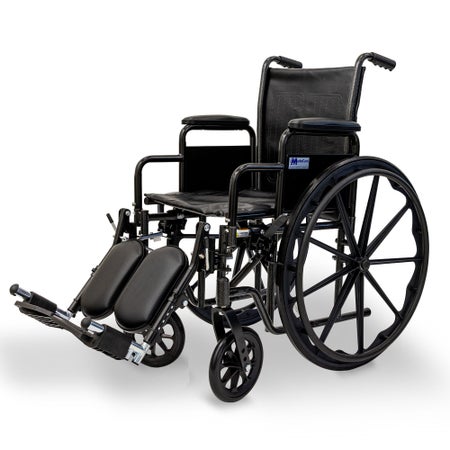 Wheelchair MedaCure® Removable Footrest 16 Inch Seat Width