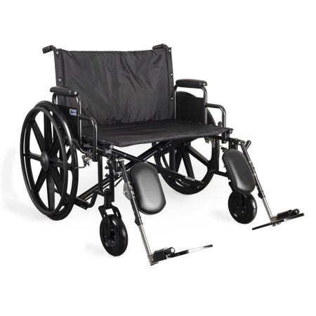 Bariatric Wheelchair MedaCure® Elevating Legrest 26 Inch Seat Width
