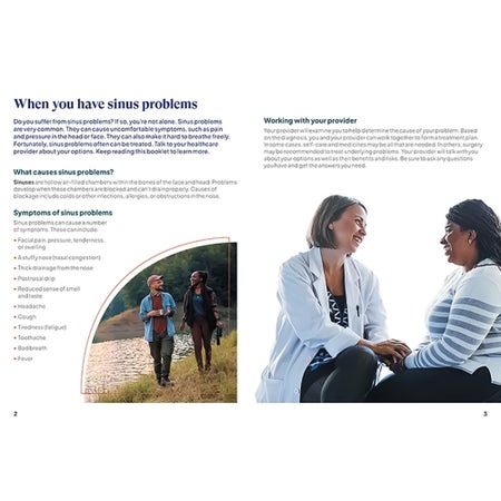 Booklet Krames Treating sinus problems