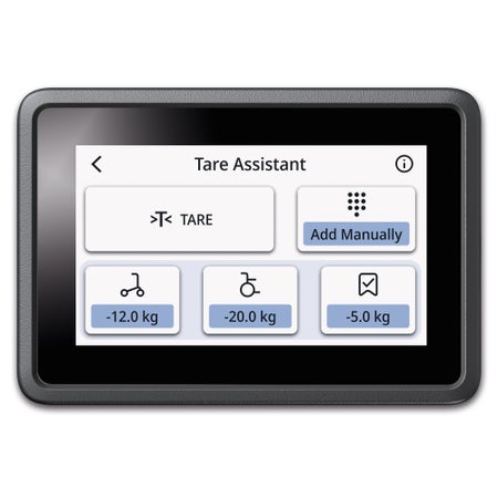 Wall Mounted Wheelchair Scale Seca XLine Fold Digital Display 1100 lbs. Capacity Black / White AC Power