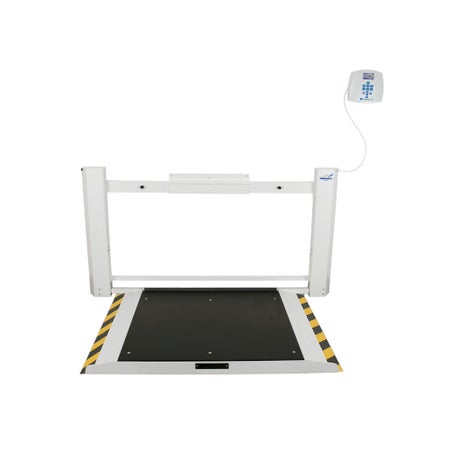 Wheelchair Scale Health O Meter® Digital Display 1000 lbs / 454 kg White AC Power / Battery Operated