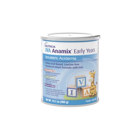 Infant Formula IVA Anamix® Early Years Unflavored 14.1 oz. Can Powder Amino Acid / Iron Isovaleric Acidemia