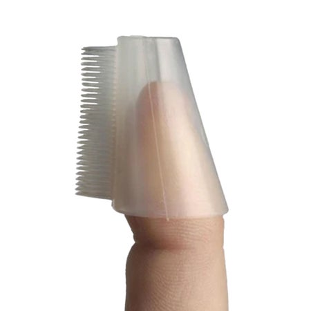 General Population Toothbrush No-Shank® Clear Adult Polymer Bristle