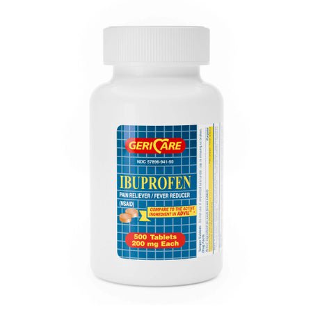 Pain Relief Geri-Care® 200 mg Strength Ibuprofen Tablet 500 Per Bottle