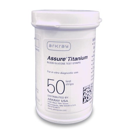 Blood Glucose Test Strips Assure® Titanium 50 Strips