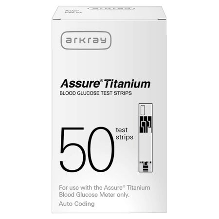 Blood Glucose Test Strips Assure® Titanium 50 Strips