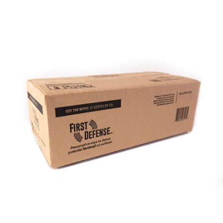 Drug Identification Test Kit First Defense™ Presumptive Fentanyl Test Wipe 100 Wipes Non-Regulated